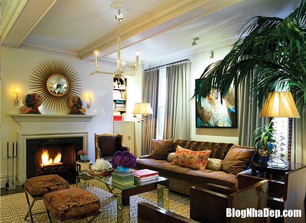 Hoài cổ với những mẫu phòng khách theo phong cách Art Deco