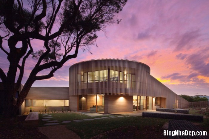 Ngôi nhà với bố cục hình tròn ở Victoria, Úc